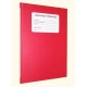 128 page Lined Notebook - RED